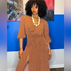 Eva Mendes Polkadot Fantasy Dress